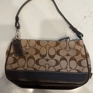 COACH brown handbag